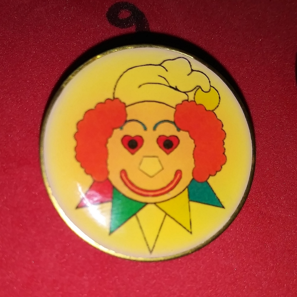Vintage Clown Pin